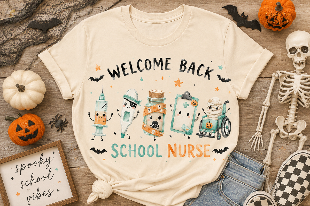 Watercolor Nurse Halloween Bundle, an Object Graphic by Daisy Design (Photo 11 of 17)