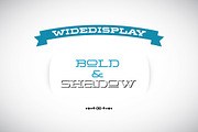 WideDisplay Bold&Shadow, a Slab Serif Font by Gaslight (Thumbnail 1 of 5)