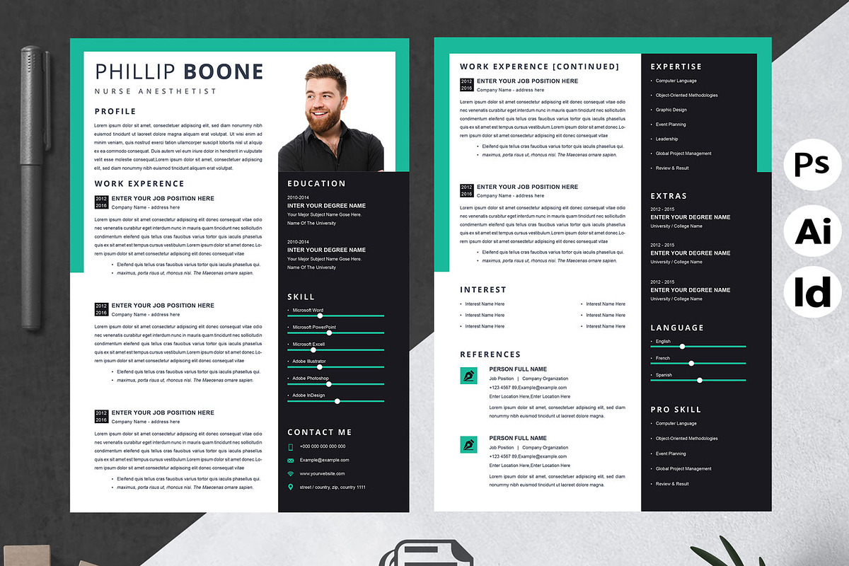 Cute Resume Template, a Resume Template by Attractive Resume (Photo 2 of 3)