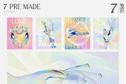 3D Glass Hands. Retro vibe, an Object Graphic by Polli Deeva (Thumbnail 11 of 12)