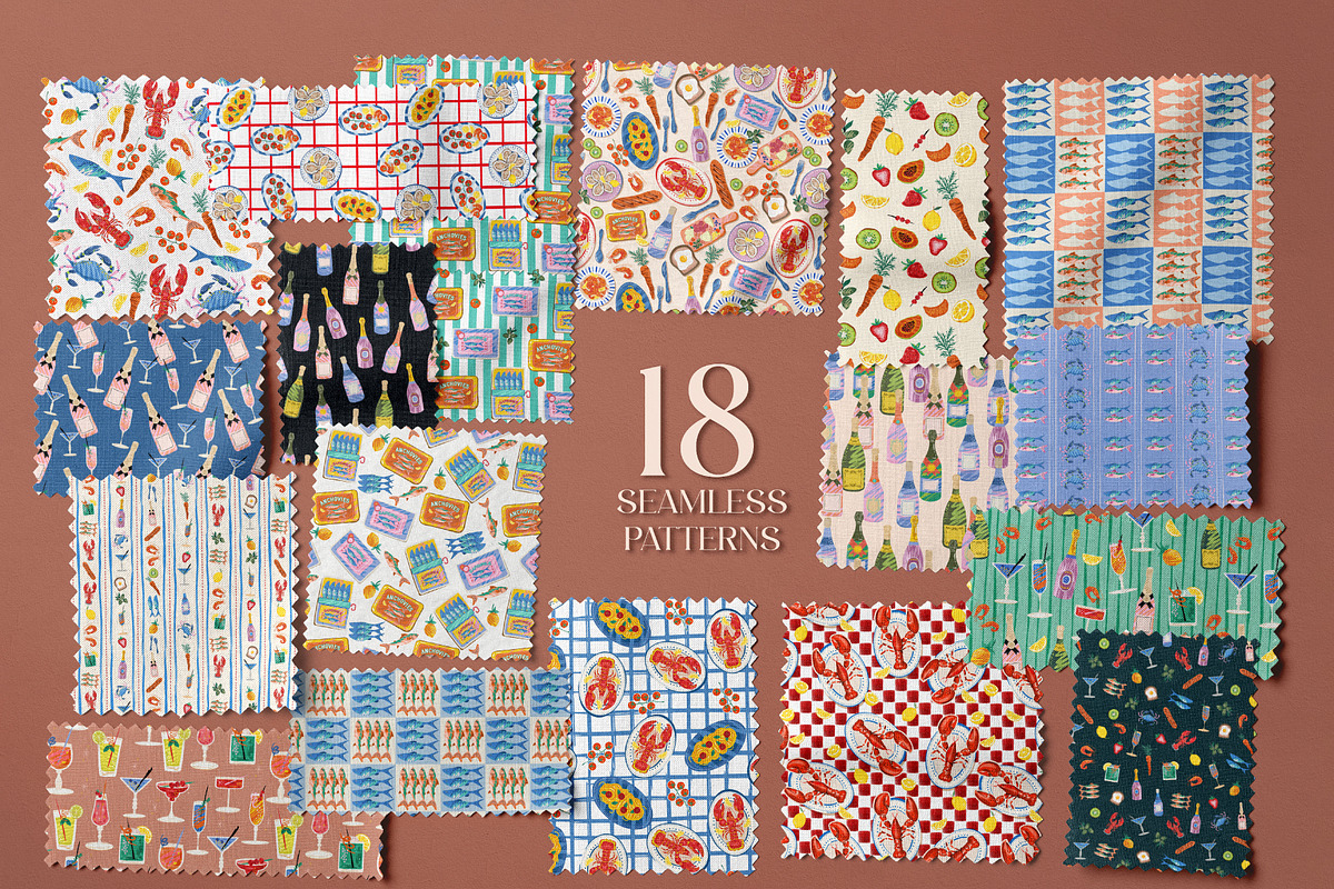 Alfresco Dining  Collection, a Pattern Graphic by MSNTY STUDIOX (Photo 7 of 34)
