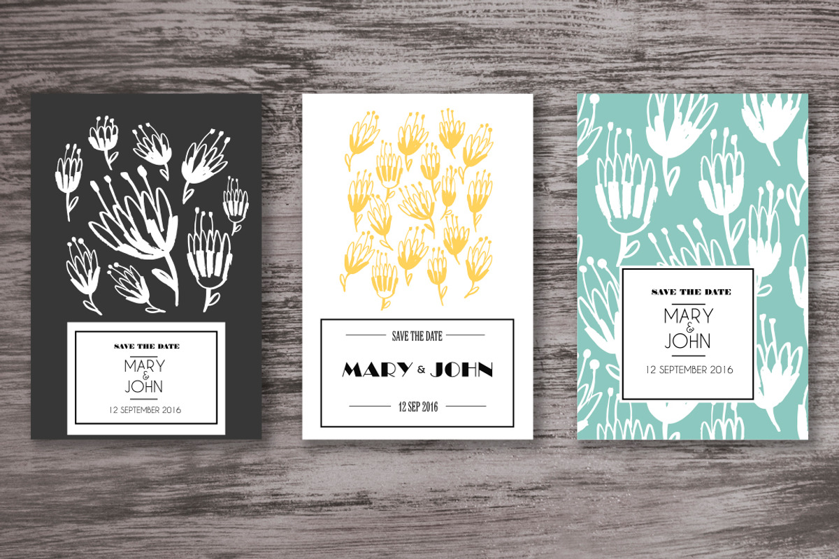 Set of creative card, a Decorative Illustration by mikka_kika (Photo 1 of 2)