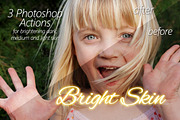 Bright Skin - 3 Photoshop actions, an Action Add-On by dusty.road.design (Thumbnail 1 of 5)