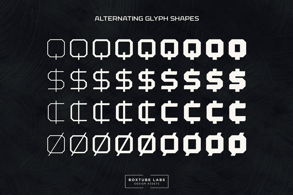 QB One - Variable Display Font, a Sans Serif Font by BoxTube Labs (Photo 4 of 6)