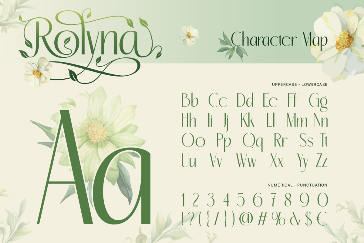 Rolyna, a Sans Serif Font by Burntilldead (Photo 2 of 12)