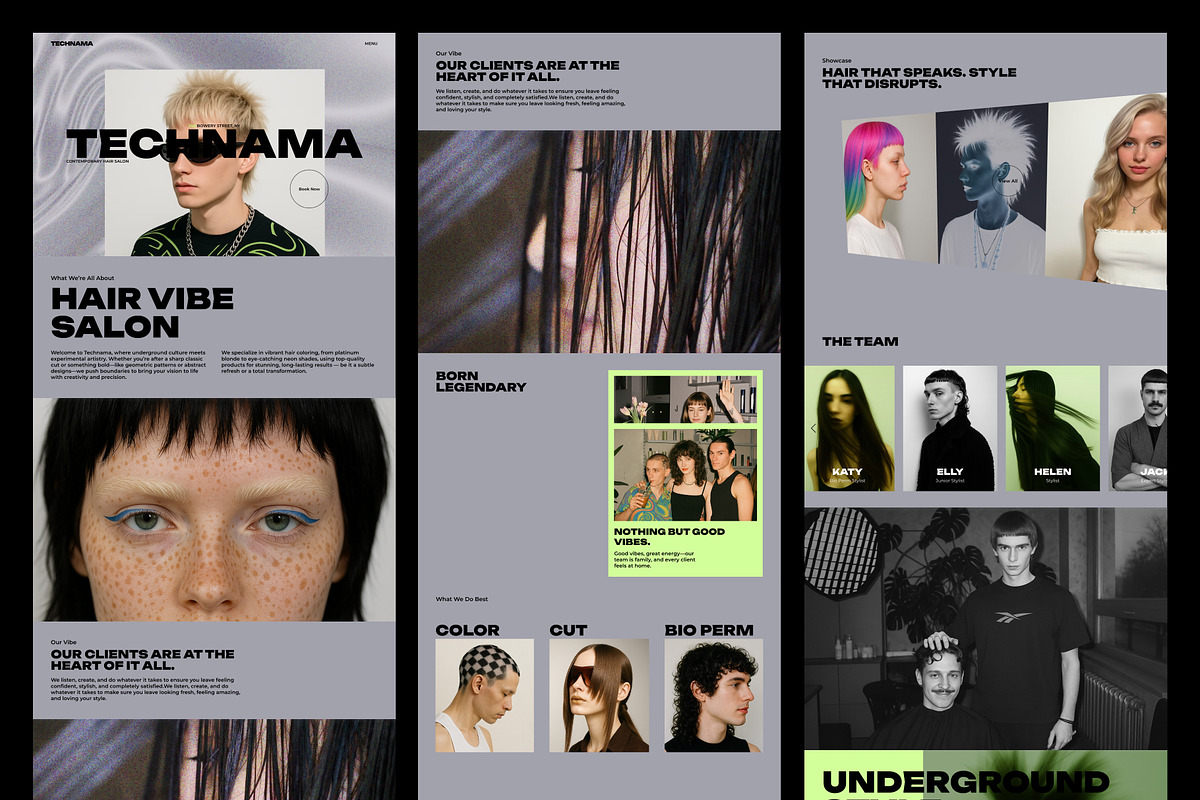 Hair Salon Website - Wix Template, a Wix Template by Ira Banana Studio (Photo 3 of 11)