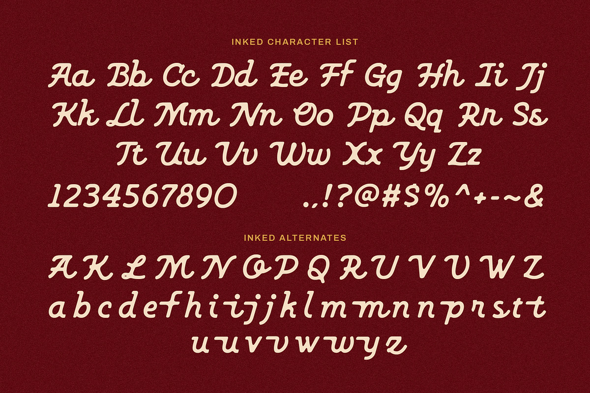 Alma Maison - Vintage Script Font, a Script Font by Typia Nesia (Photo 13 of 13)