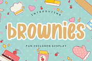 Brownies Fun Children Display, a Font by Creatype Studio (Thumbnail 1 of 9)