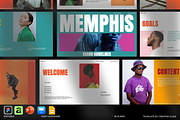 Memphis Brand Guidelines Template, a Presentation Template by Creative Glide (Thumbnail 1 of 10)