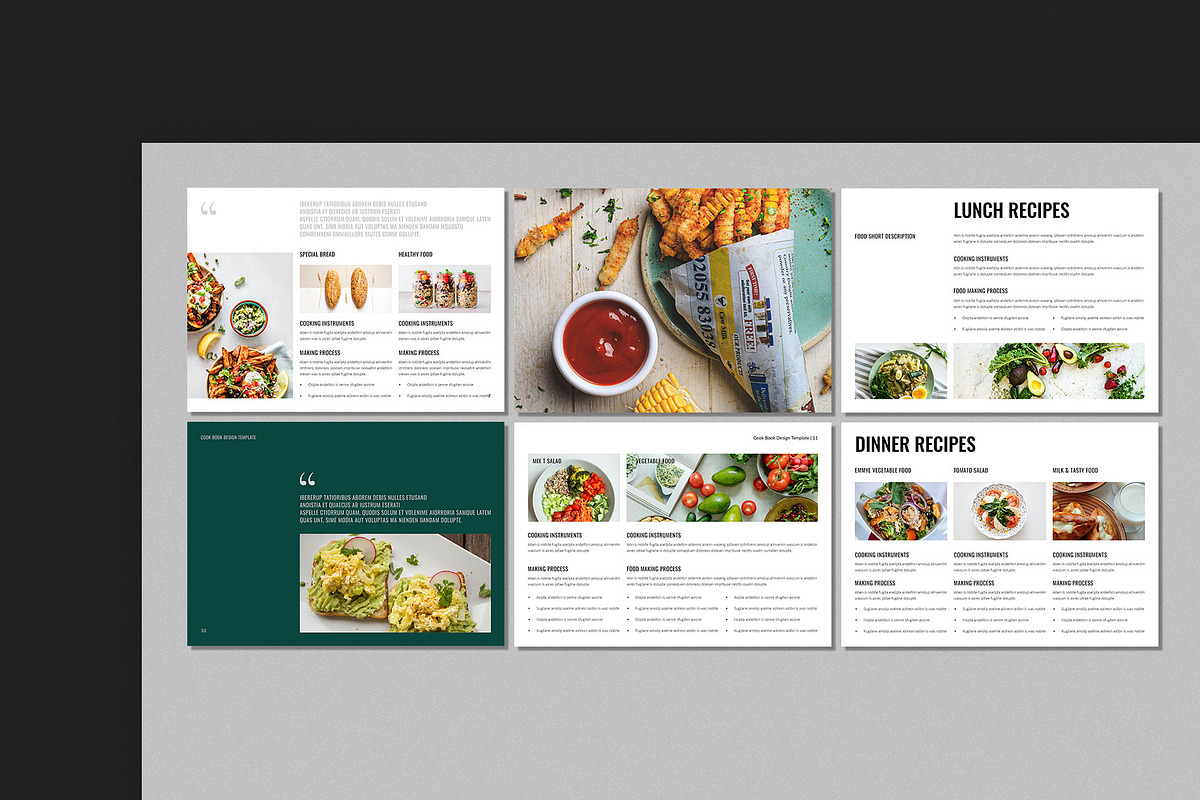 Cookbook | Recipe Book Landscape, a Brochure Template by ElvinPrint (Photo 6 of 8)