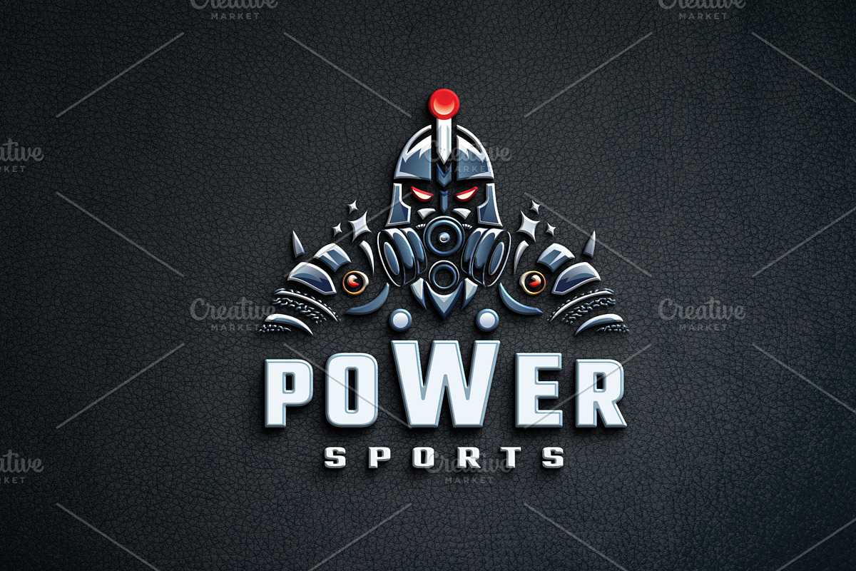 Power Sports Knight Logo, a Branding & Logo Template by Design_Planet (Photo 3 of 3)