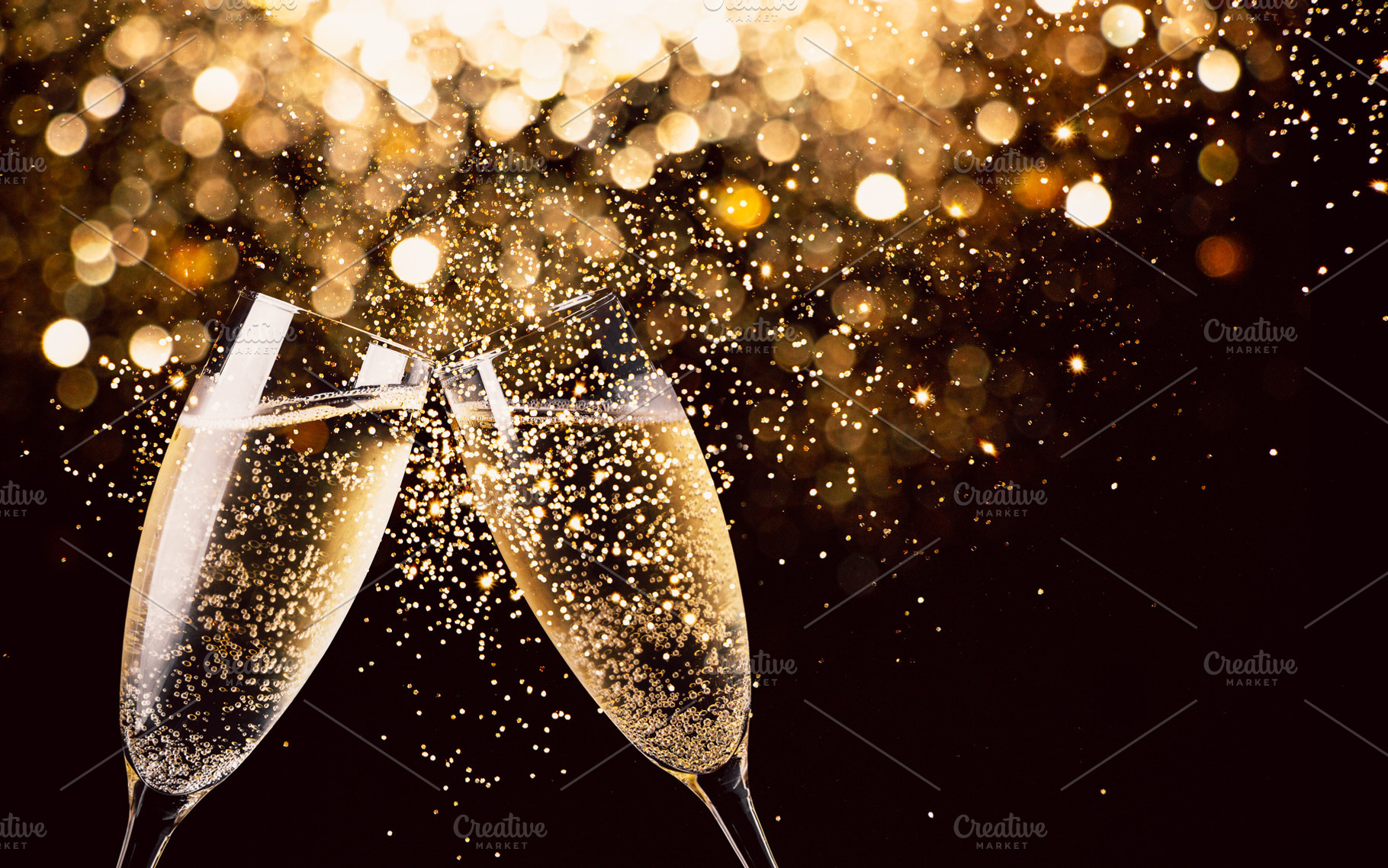 Celebration toast with champagne, a Background Photo by asife