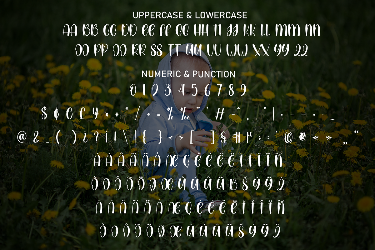 Baby Flower | Script Font, a Script Font by Scratchones (Photo 7 of 8)
