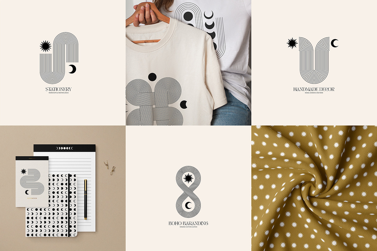 Line Art Geometry & Celestial Shapes, a Graphic by May Motif (Photo 11 of 17)
