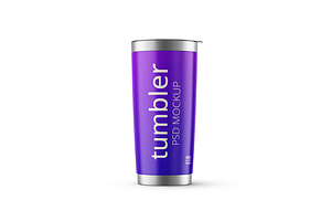 Stainless Thermos Tumbler Mockup