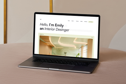 Intero – Interior Designer Portfolio, a Landing Page Template by Hue Supply