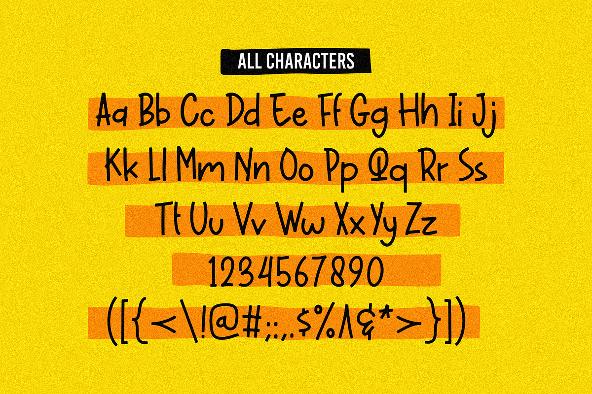 Lucky Yelow, a Script Font by Forberas Club (Photo 7 of 7)