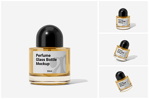 Perfume Glass Bottle Mockup Vol.1, a Packaging Mockup by Akebareee
