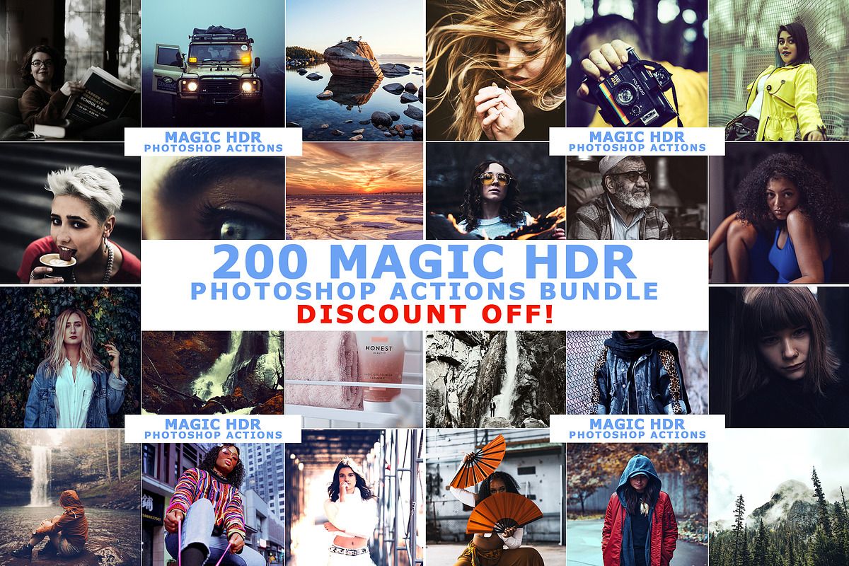 200 Magic HDR Photoshop Actions, an Action Add-On by Viktor Gjokaj (Photo 1 of 5)