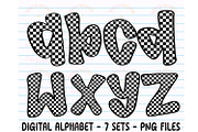 Preppy Retro Back to School Alphabet, an Object Graphic by RETROVIBZDESIGNS (Thumbnail 2 of 8)