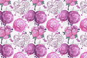 Set of 12 seamless floral patterns, a Pattern Graphic by Alena Stoyko design (Thumbnail 5 of 5)