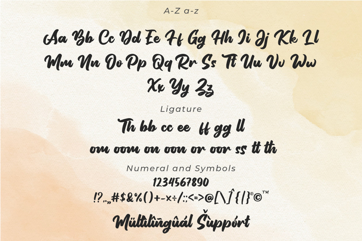Maulidah Script | A Brush Script, a Script Font by Madatype Studio (Photo 7 of 9)