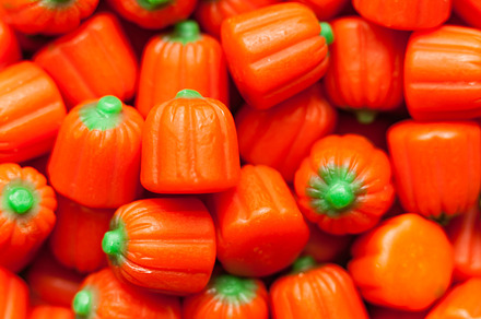 Halloween pumpkin candy corn snacks containing happy, halloween, and candy