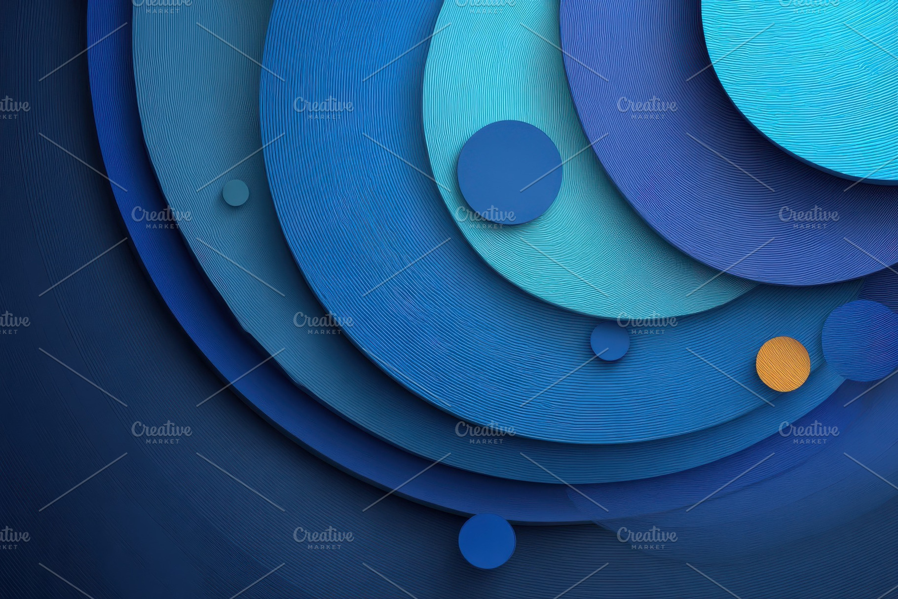 Abstract Blue Circular Design Layere, a Photo by Pixeness Studio