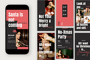 Anti Christmas Social Media Pack, a Templates & Theme by visual.addiction (Thumbnail 3 of 4)