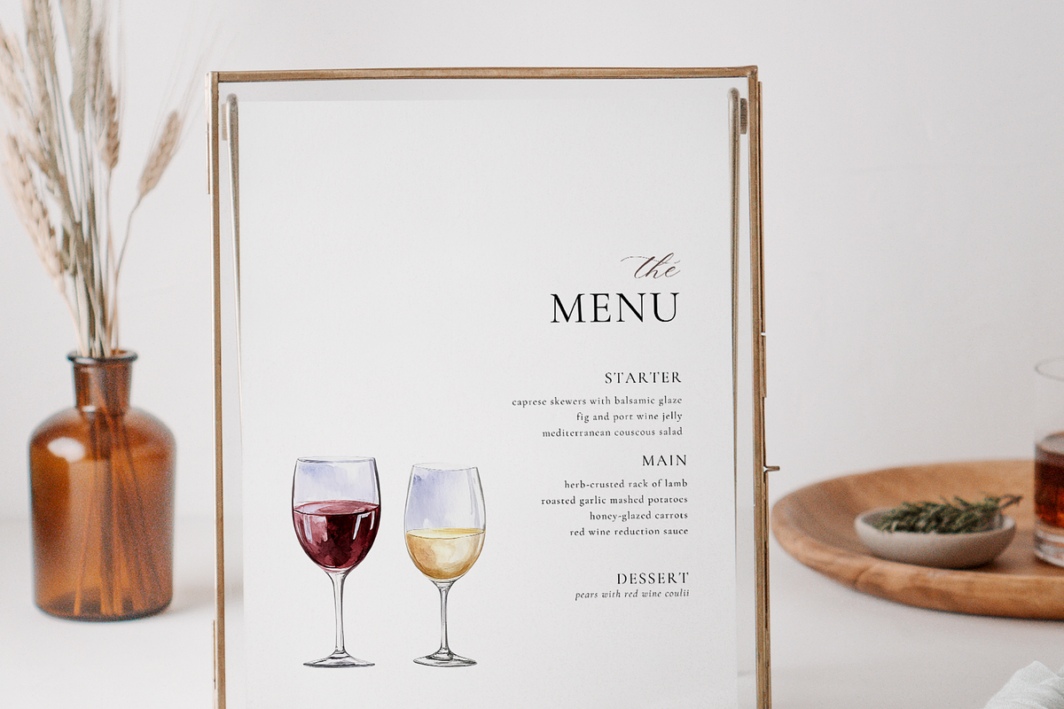 Wine Bottles & Glasses — Watercolor, a Decorative Illustration by ThaismotaCreativeCo (Photo 2 of 7)