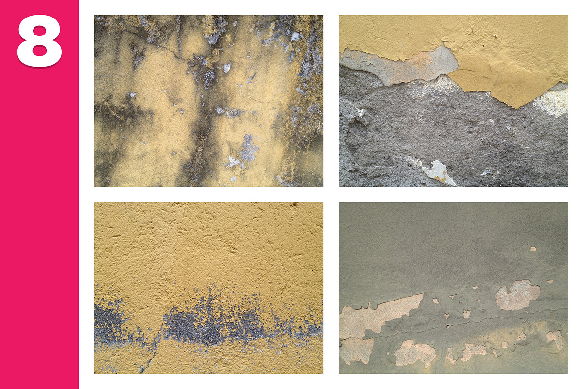 8 Grunge Textures preview 2