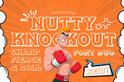 Nutty Knockout Font Duo, a Serif Font by HipFonts (Thumbnail 1 of 7)