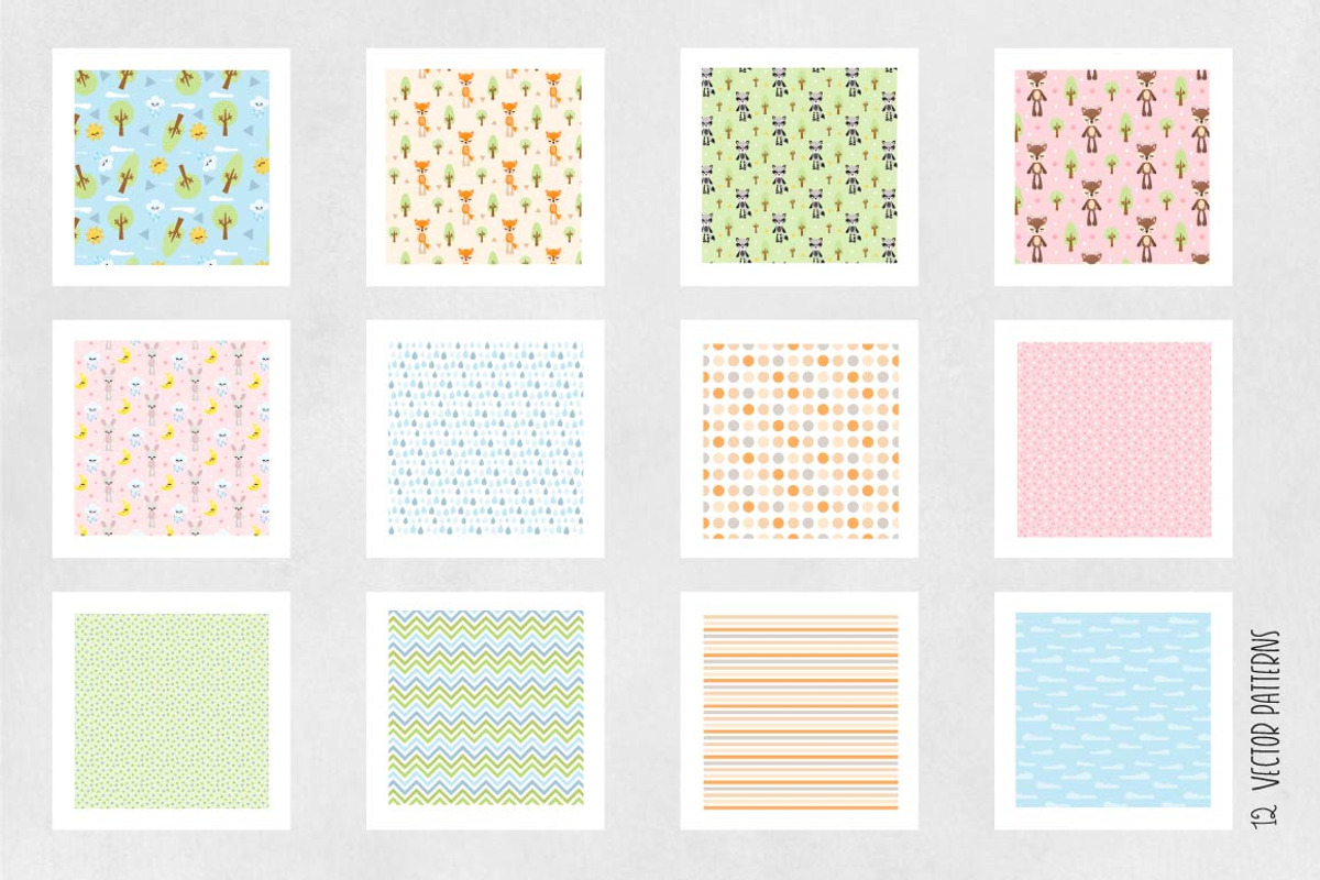 WOODLAND PLUSHES Pattern collection, a Pattern Graphic by PrettyPatterns (Photo 5 of 5)