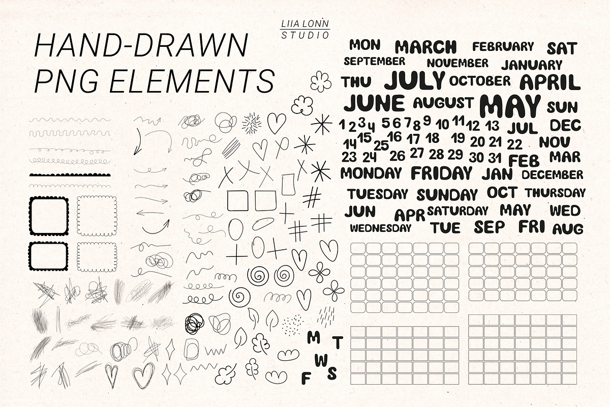DIY your calendar, an Object Graphic by LiiaLonn Studio (Photo 5 of 5)