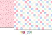 Pastel Valentines Day Patterns, a Pattern Graphic by Paper Starr Studio (Thumbnail 2 of 7)