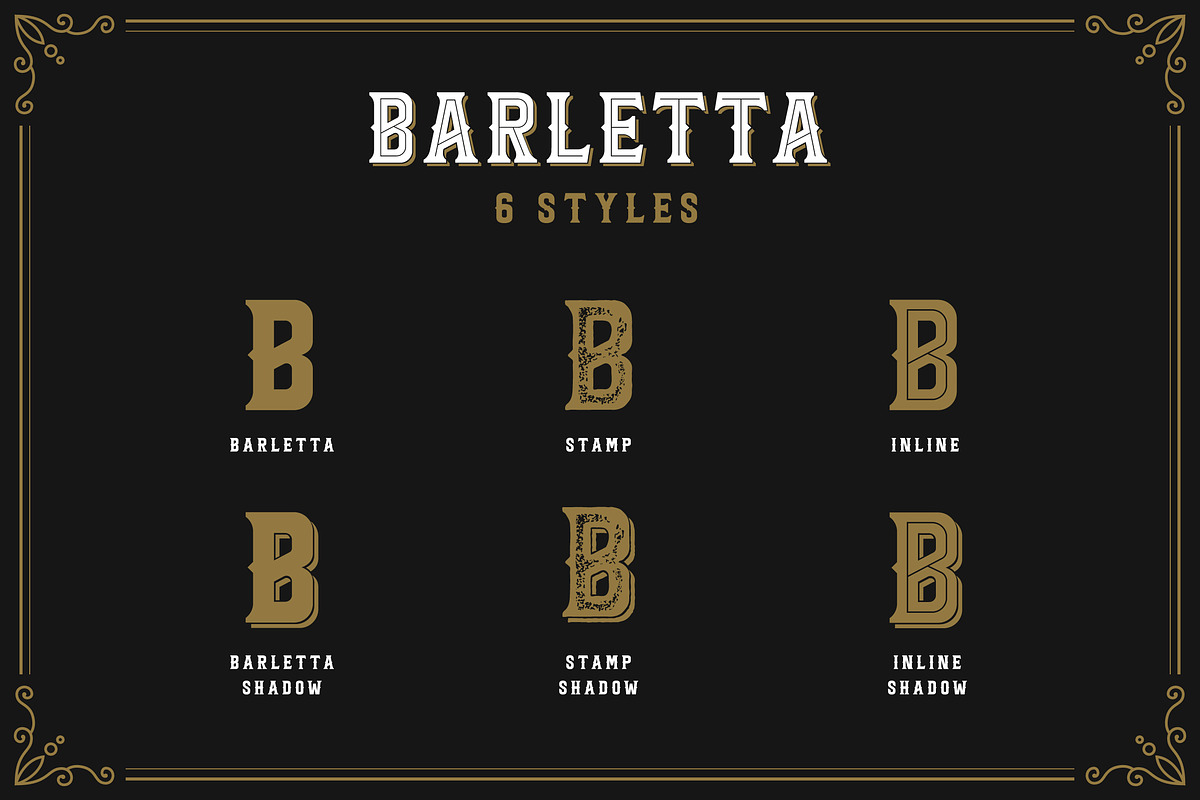 Barletta - Vintage Serif Font, a Serif Font by Grezline Studio (Photo 2 of 8)