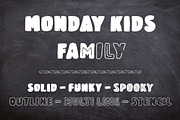 Monday Kids Family, a Font by Dasagani (Thumbnail 1 of 3)