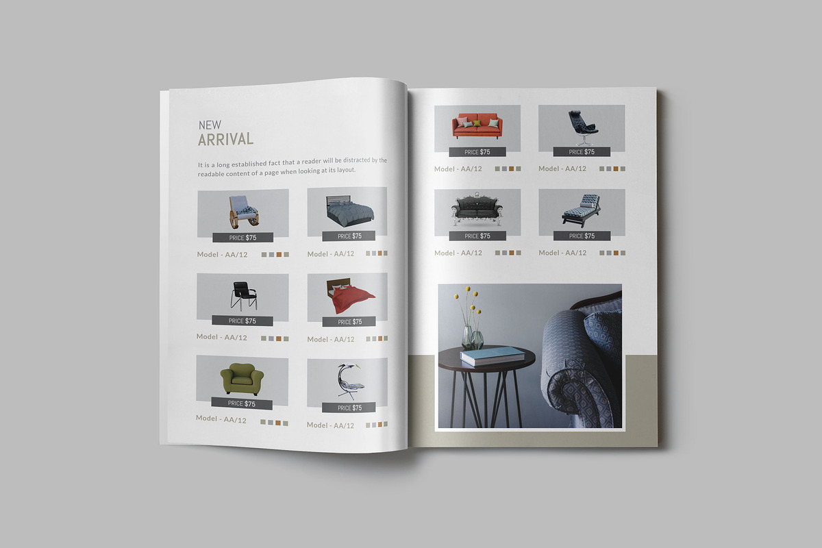 Product Catalog Design Template, a Print Template by VectStock (Photo 4 of 7)