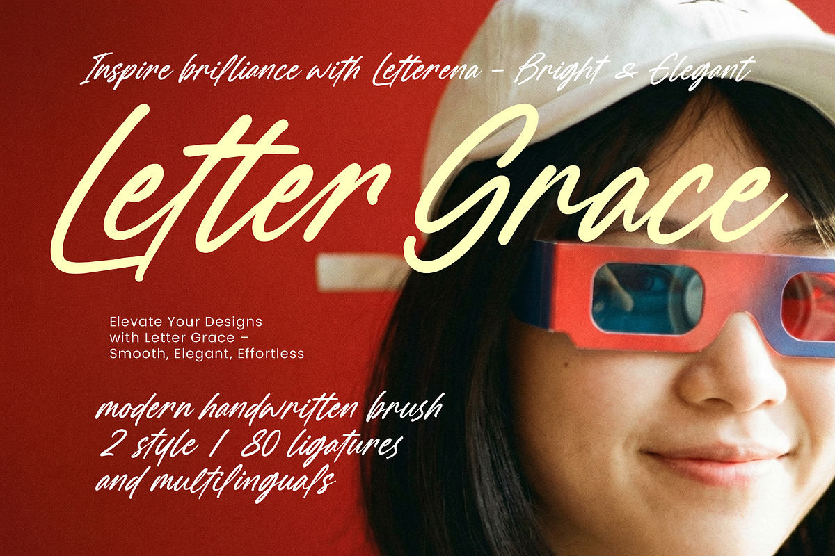 Letter Grace Modern Handwritten, a Script Font by Letterena Studios Script (Photo 1 of 20)