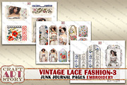 Lace fashion Junk Journal Kit part 3, a Person Illustration by CraftArtStory (Thumbnail 5 of 6)