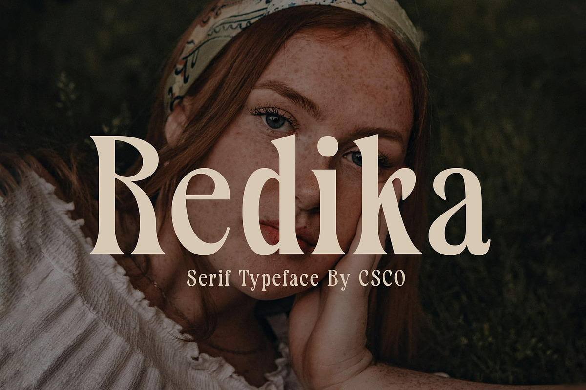 Redika – Retro Serif, a Serif Font by Craft Supply Co. (Photo 1 of 8)