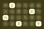 Festival Icon Art Set, an Outline Icon by Prosymbols (Thumbnail 5 of 7)