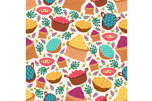 Bright multicolored oriental spices, a Food Illustration by Vectorbuum