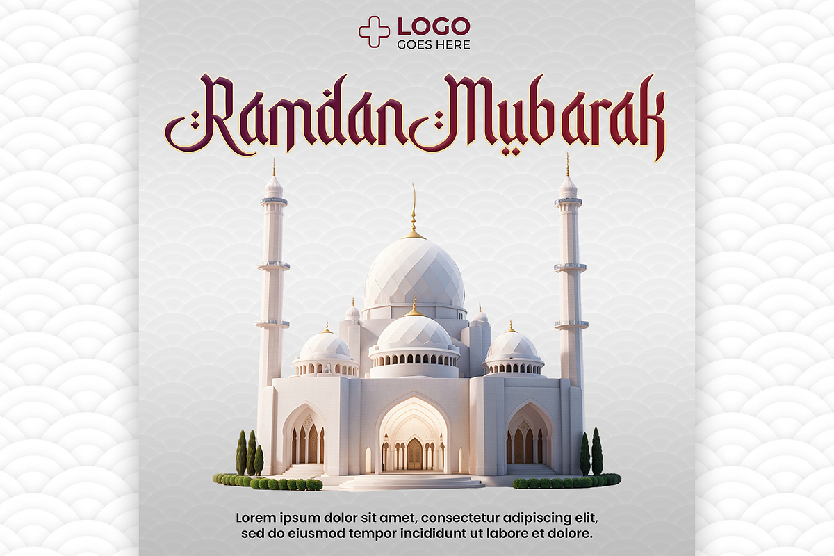 Ramadan Mubarak posts, a Social Media Template by AyyazMomin (Photo 4 of 7)
