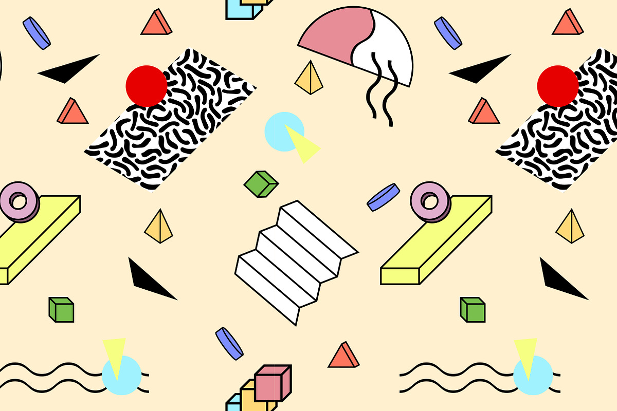 Abstract trendy seamless patterns, a Pattern Graphic by ExpressShop (Photo 1 of 7)