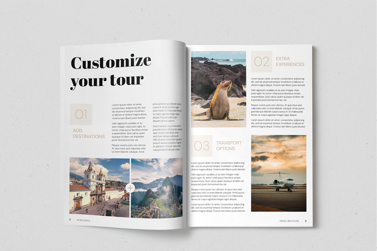 Travel Brochure, a Brochure Template by SonaGeciova (Photo 6 of 18)