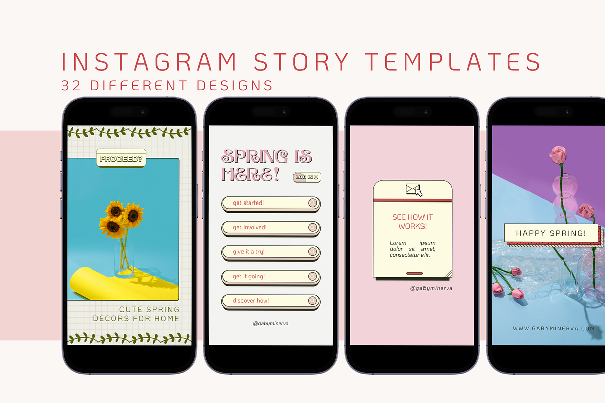 INSTAGRAM STORY CANVA TEMPLATE