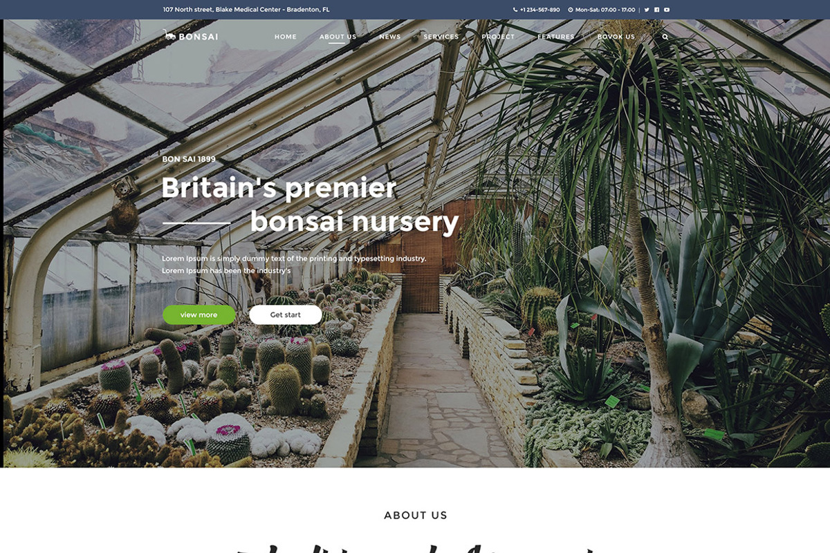 Bonsai - WP Landscapers & Gardeners, a WordPress Template by Knighthemes (Photo 3 of 16)