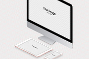 Responsive Screen Isometric Mockups, an iPhone Mockup by tamiq (Thumbnail 6 of 8)
