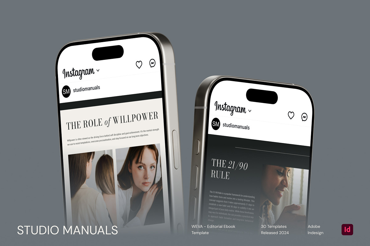 WEVA – Editorial Ebook Template, a Social Media Template by Studio Manuals (Photo 4 of 8)